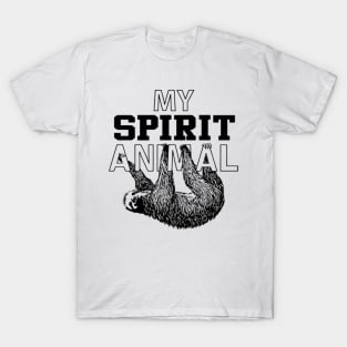 Awesome My Spirit Animal Sloth animal T-Shirt